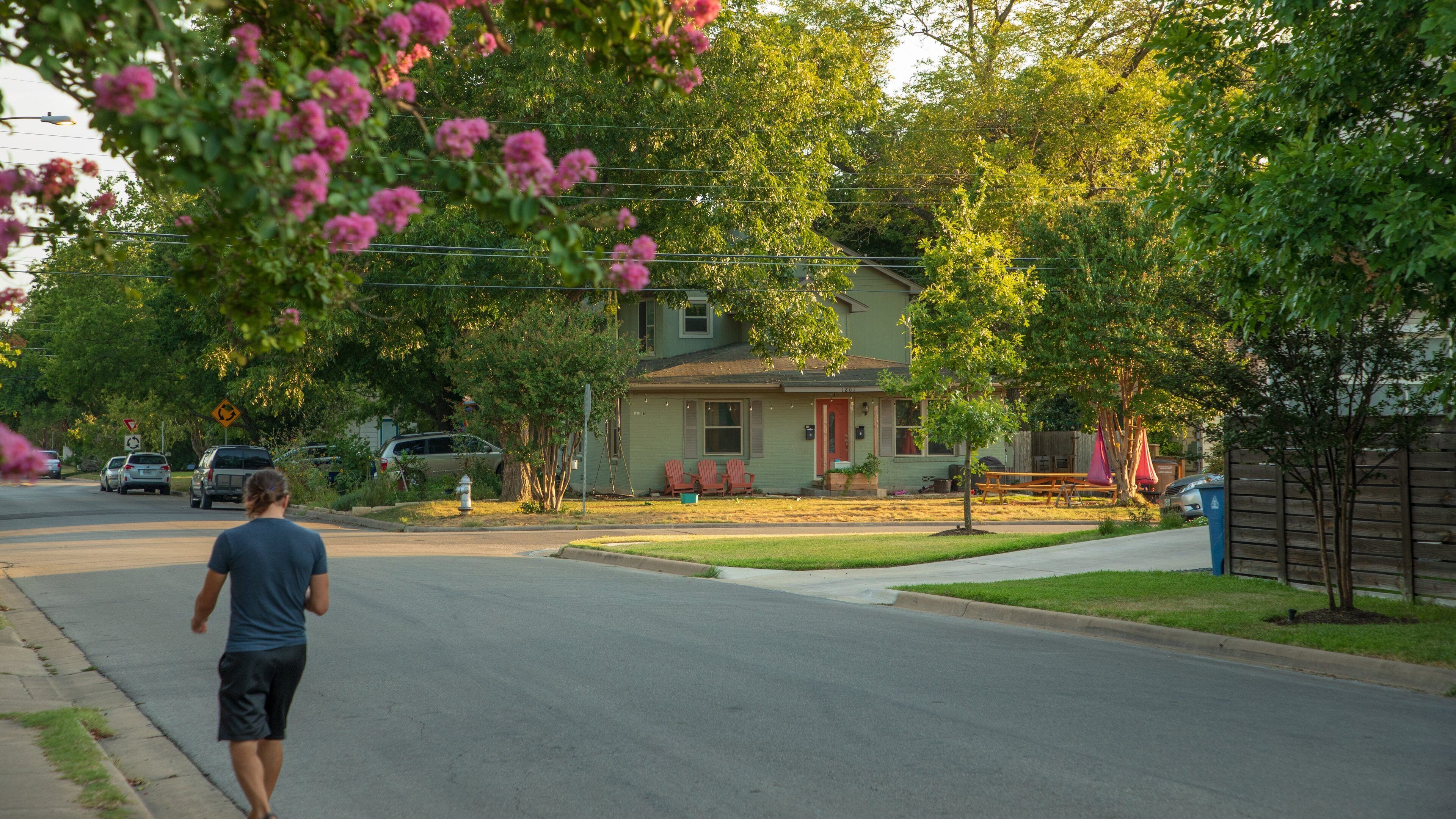 Crestview featuring street scenes, a house and a small town or village