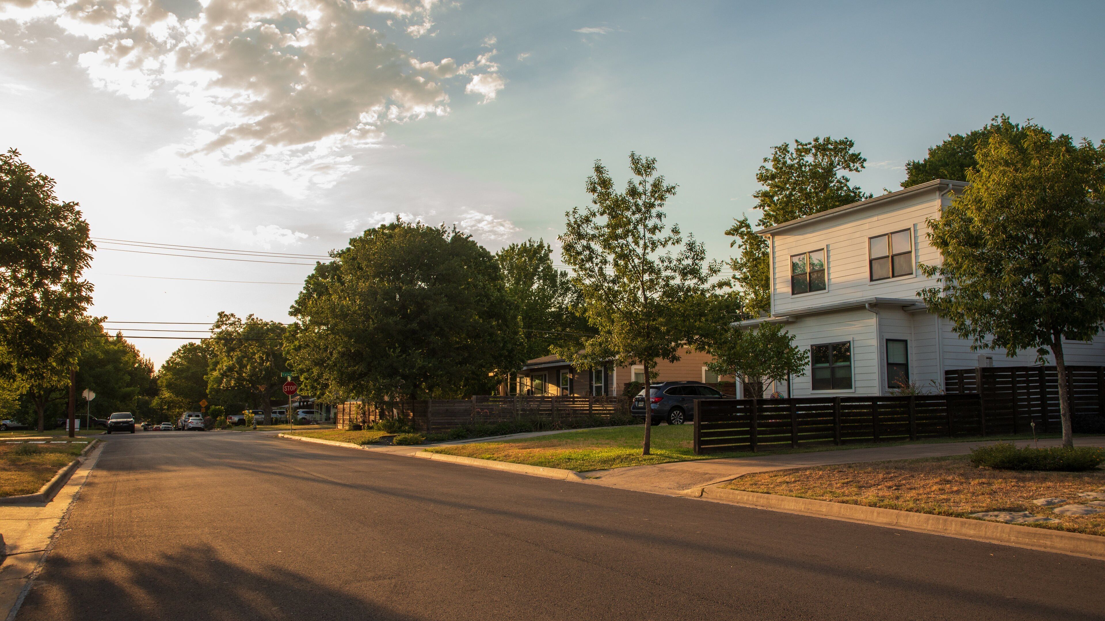 Crestview which includes a sunset and a small town or village