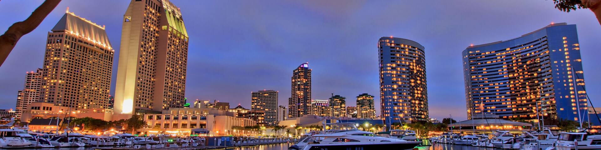 Downtown San Diego Skyline - Embarcadero Marina Park North