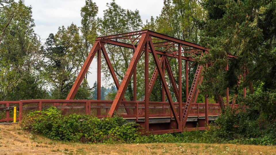 Mosby Creek Covered Bridge in Cottage Grove, Oregon, United States