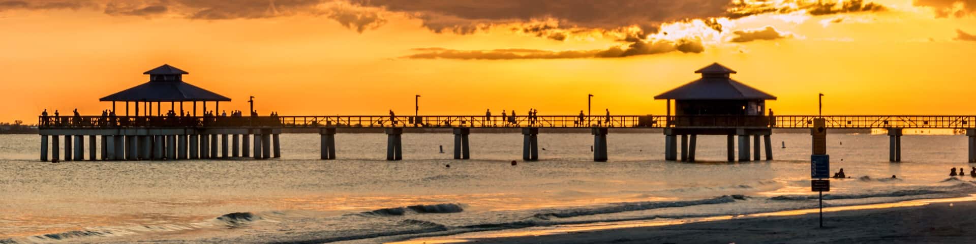 Sunset on Fort Myers Beach