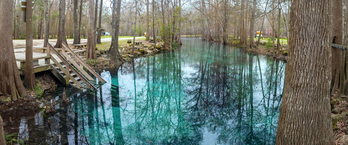 Little Devil's Spring on the Santa Fe River, Gilchrist County, Florida