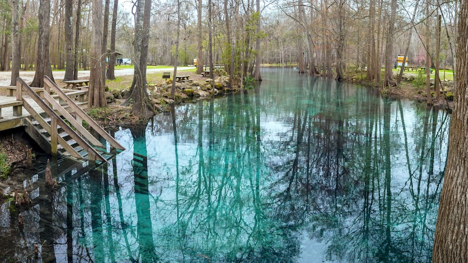 Little Devil's Spring on the Santa Fe River, Gilchrist County, Florida