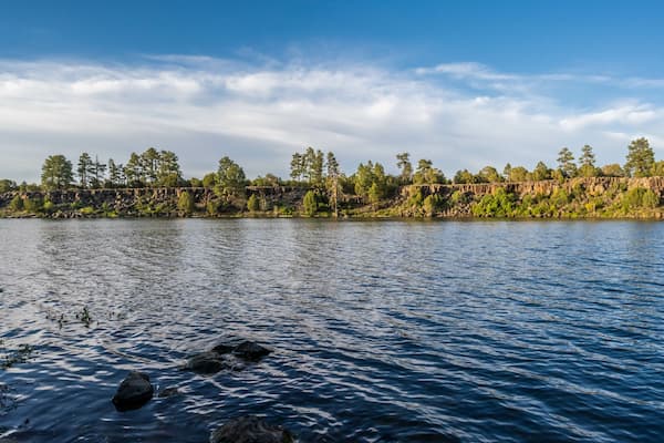 An overlooking view in Fool Hollow Lake Recreation Area, Arizona