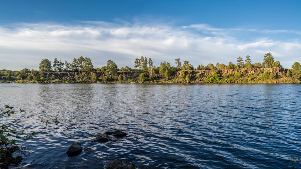 An overlooking view in Fool Hollow Lake Recreation Area, Arizona
