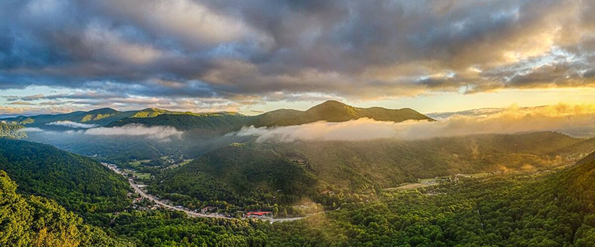 nature scenery in maggie valley north carolina