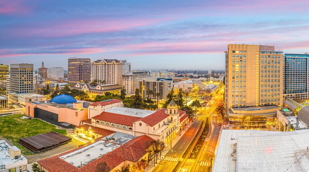 Downtown San Jose city skyline, cityscape of Silicon Valley in California