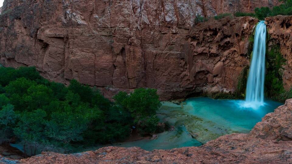Havasupai Waterfalls in Arizona