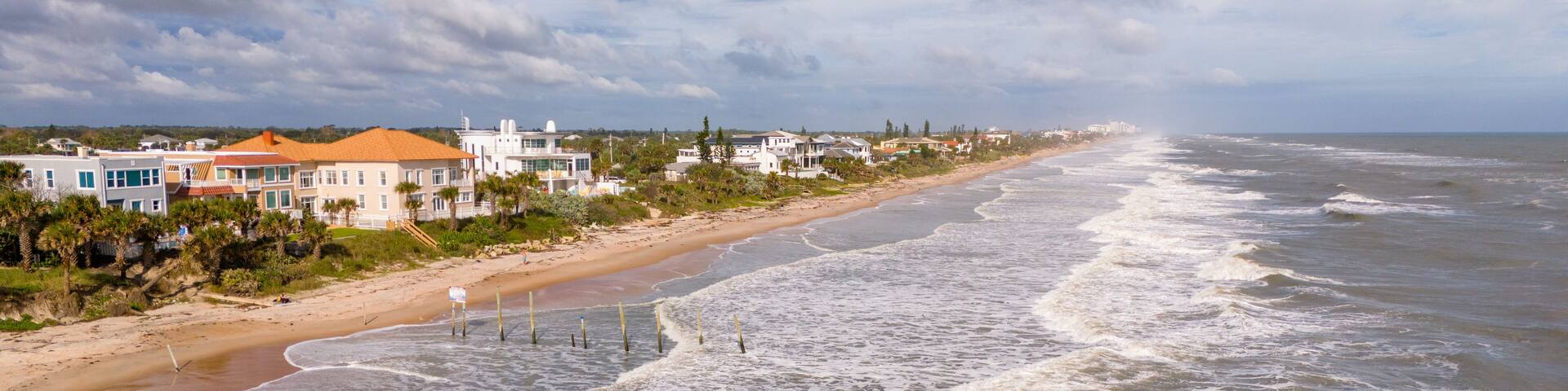 Erosion creeping on multimillion dollar homes on Ormond Beach FL