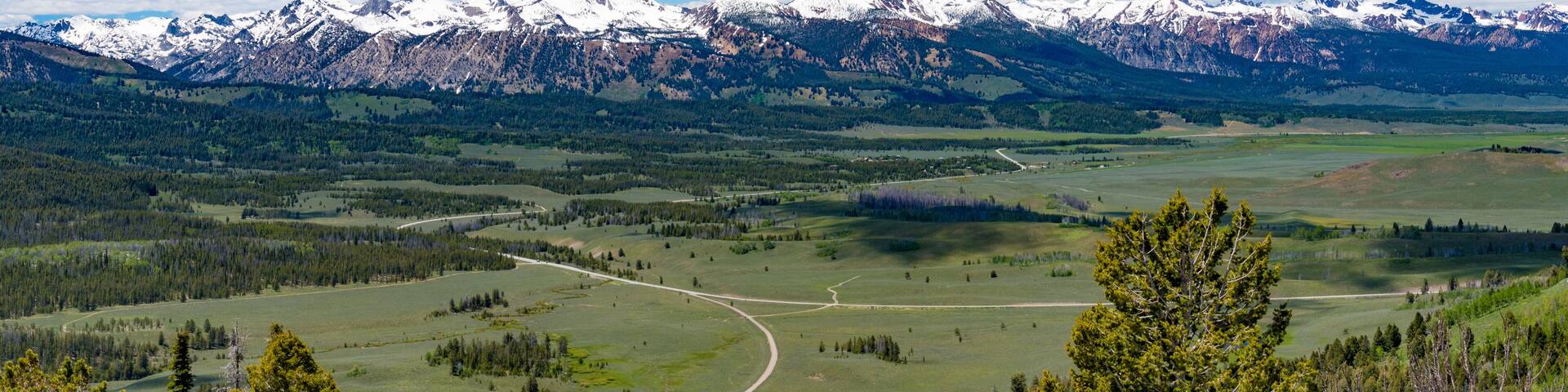 Overlook on the Sawtooth Scenic Byway, Idaho