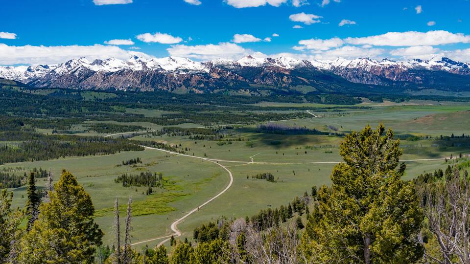 Overlook on the Sawtooth Scenic Byway, Idaho