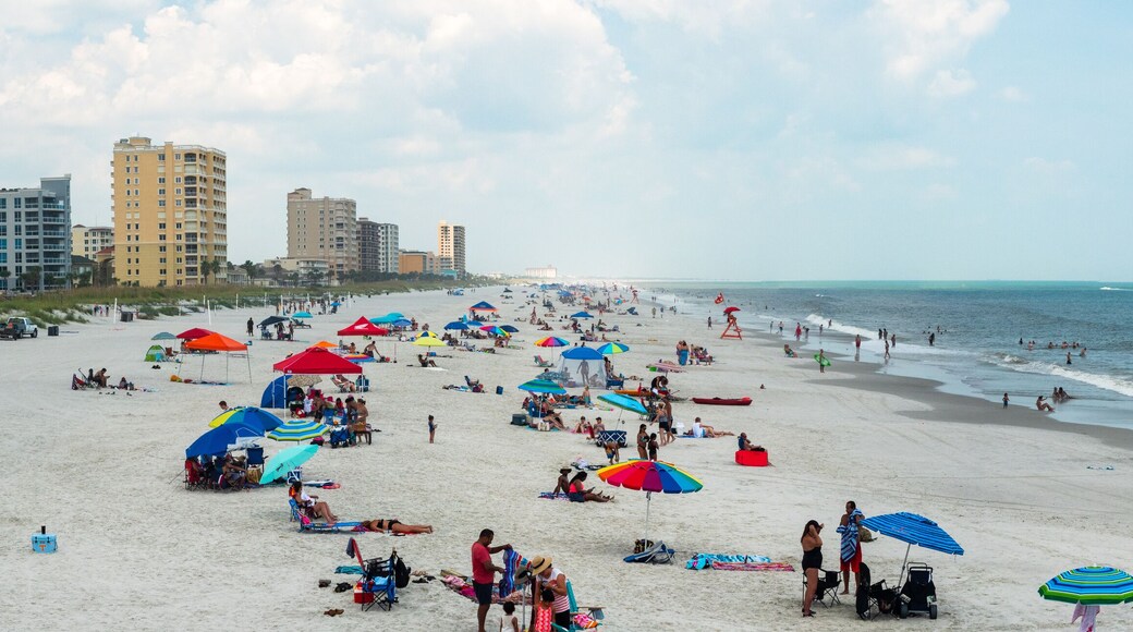 People gathering at Florida Beach