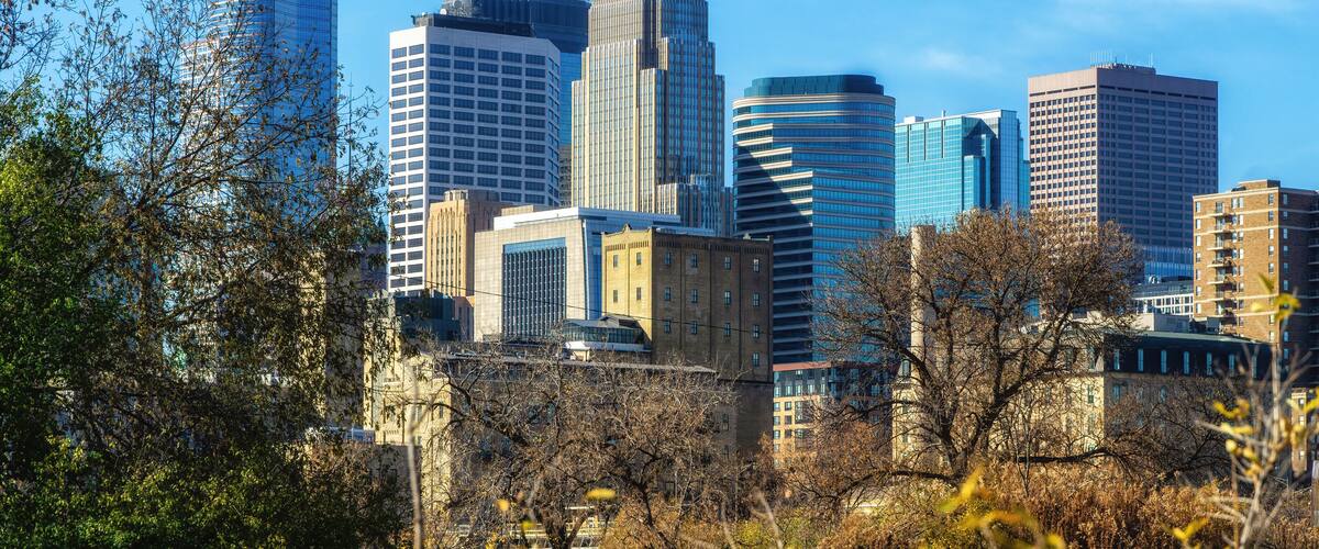 Minneapolis Downtown Skyline Architecture