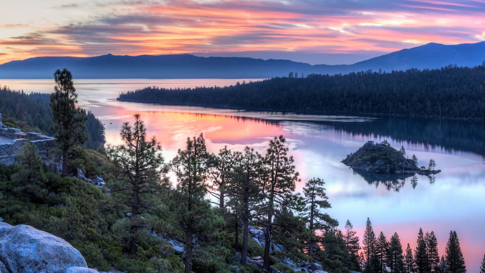 Emerald Bay Sunrise Panorama
