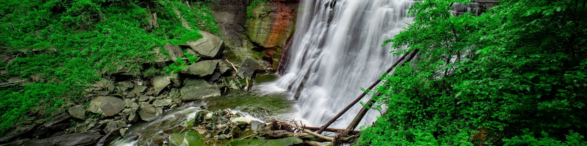 Brandywine Falls in Cuyahoga Valley National Park, Ohio, USA