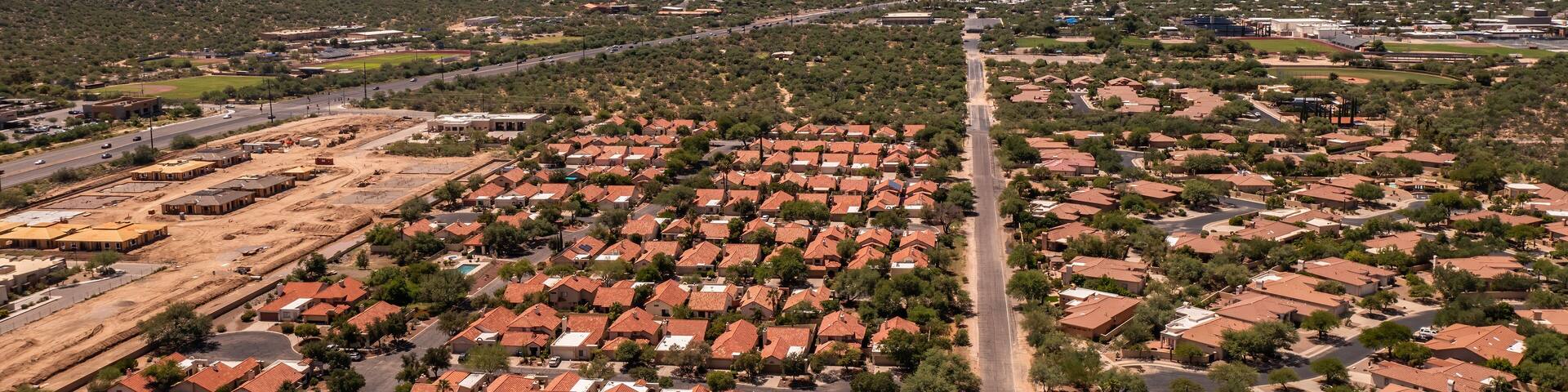Real estate in Oro Valley, suburb of Tucson, Arizona, USA.