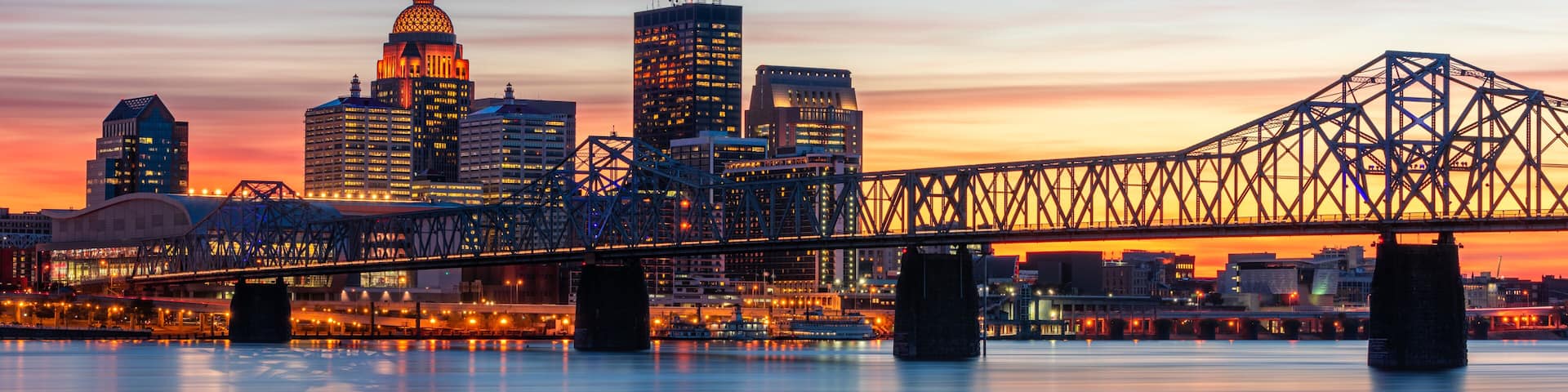 Louisville, Kentucky, USA Skyline on the River