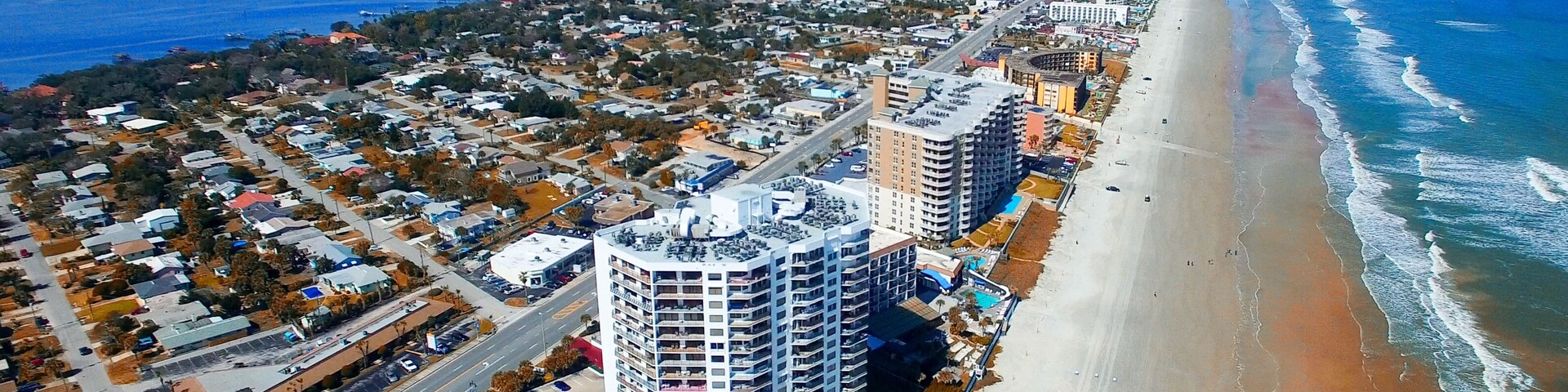 Daytona Beach, Florida. Beautiful aerial view