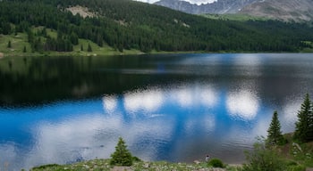 Clinton Gulch Dam Reservoir near Frisco, Colorado, USA.