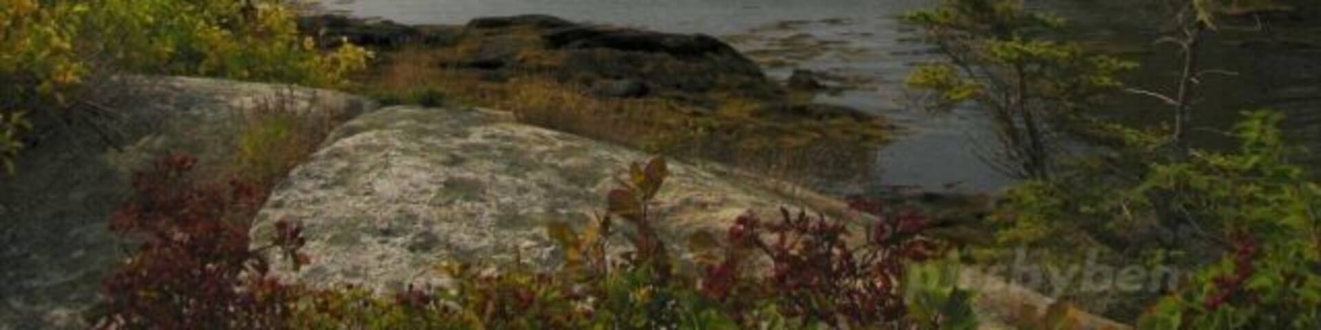 Christmas Cove before the storm.