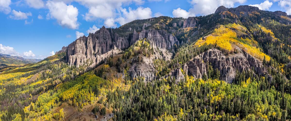 Rocky Mountains - Autumn in the Cimarron Range - Colorado