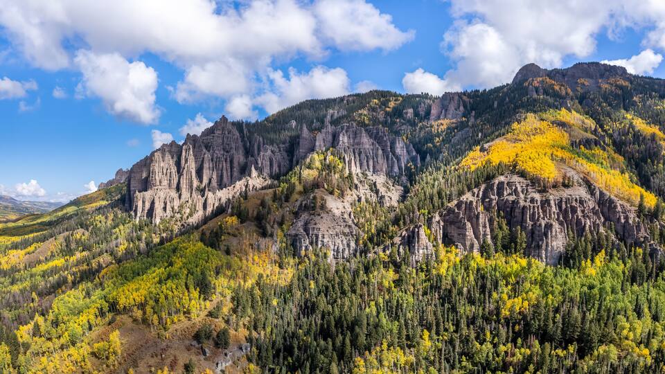 Rocky Mountains - Autumn in the Cimarron Range - Colorado
