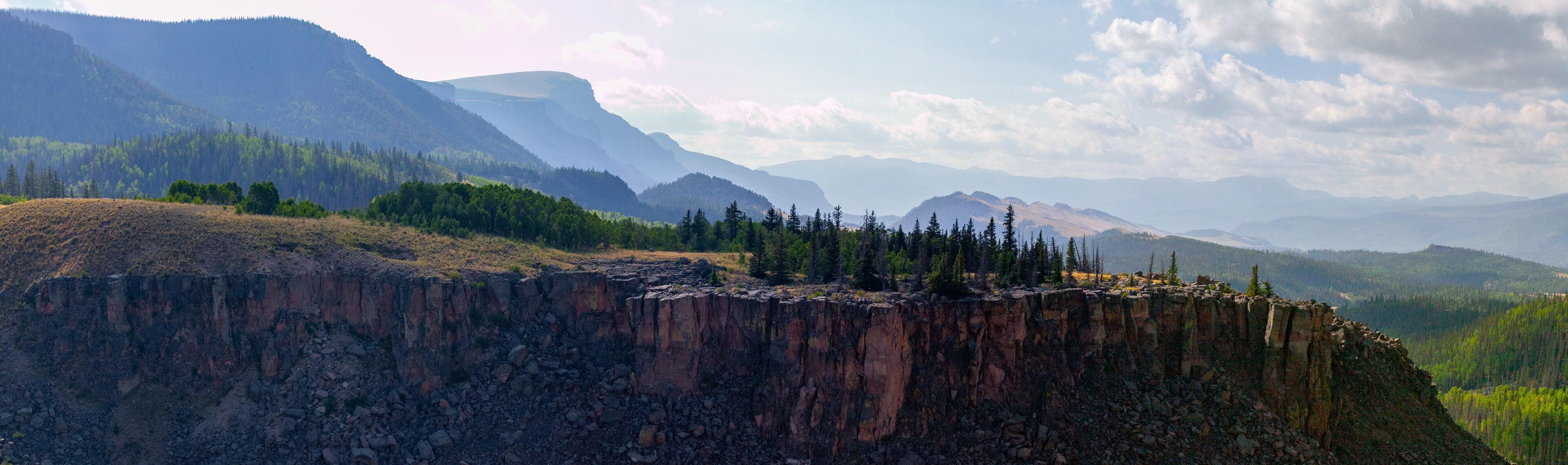 View of Bluff near North Clear Creek Falls Park in Colorado