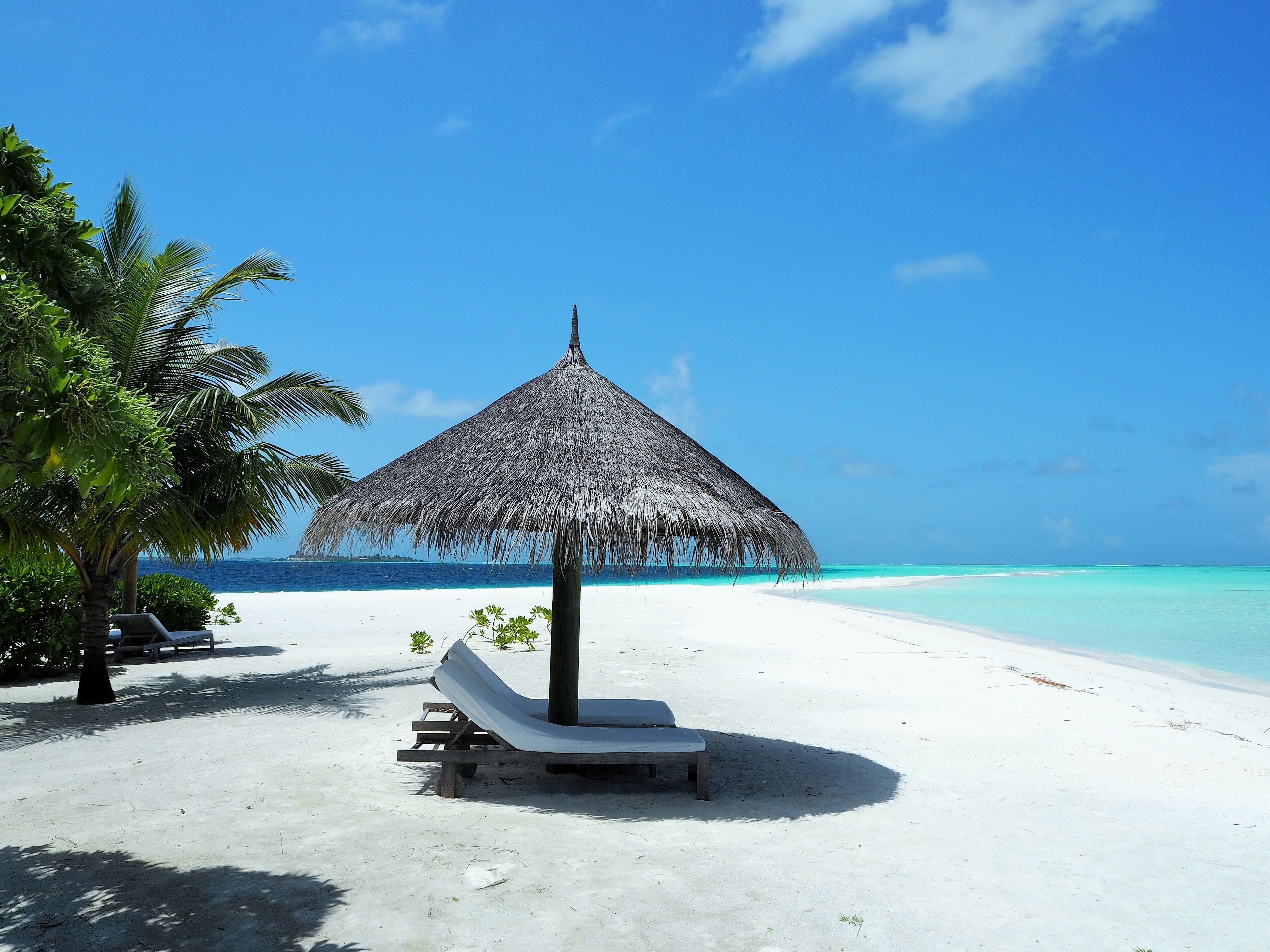 the beach in Maldives