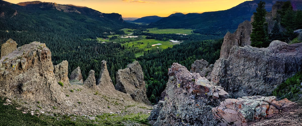 View towards Pagosa Springs