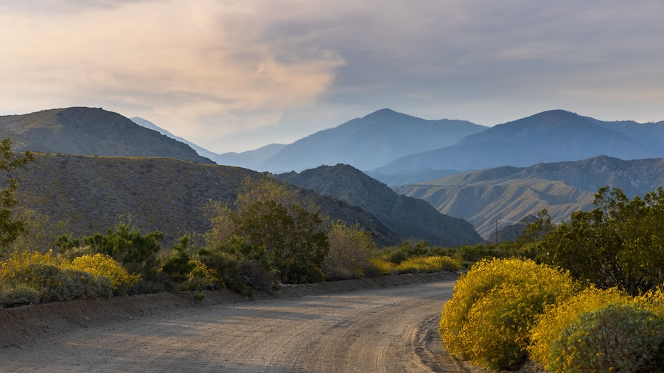 Hills at Mission creek preserve in Southern California