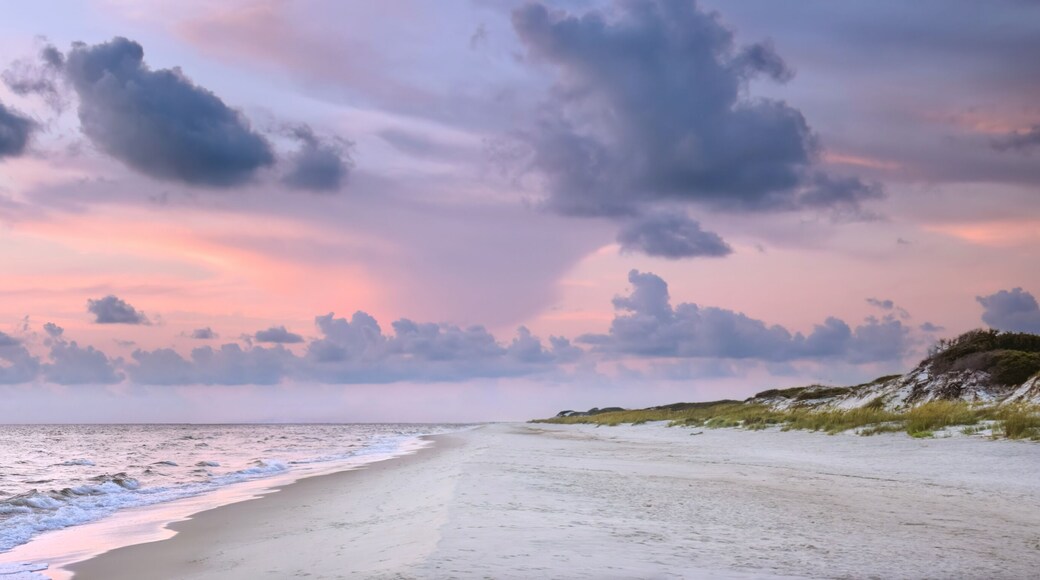 Sunset On The St George Island Beach