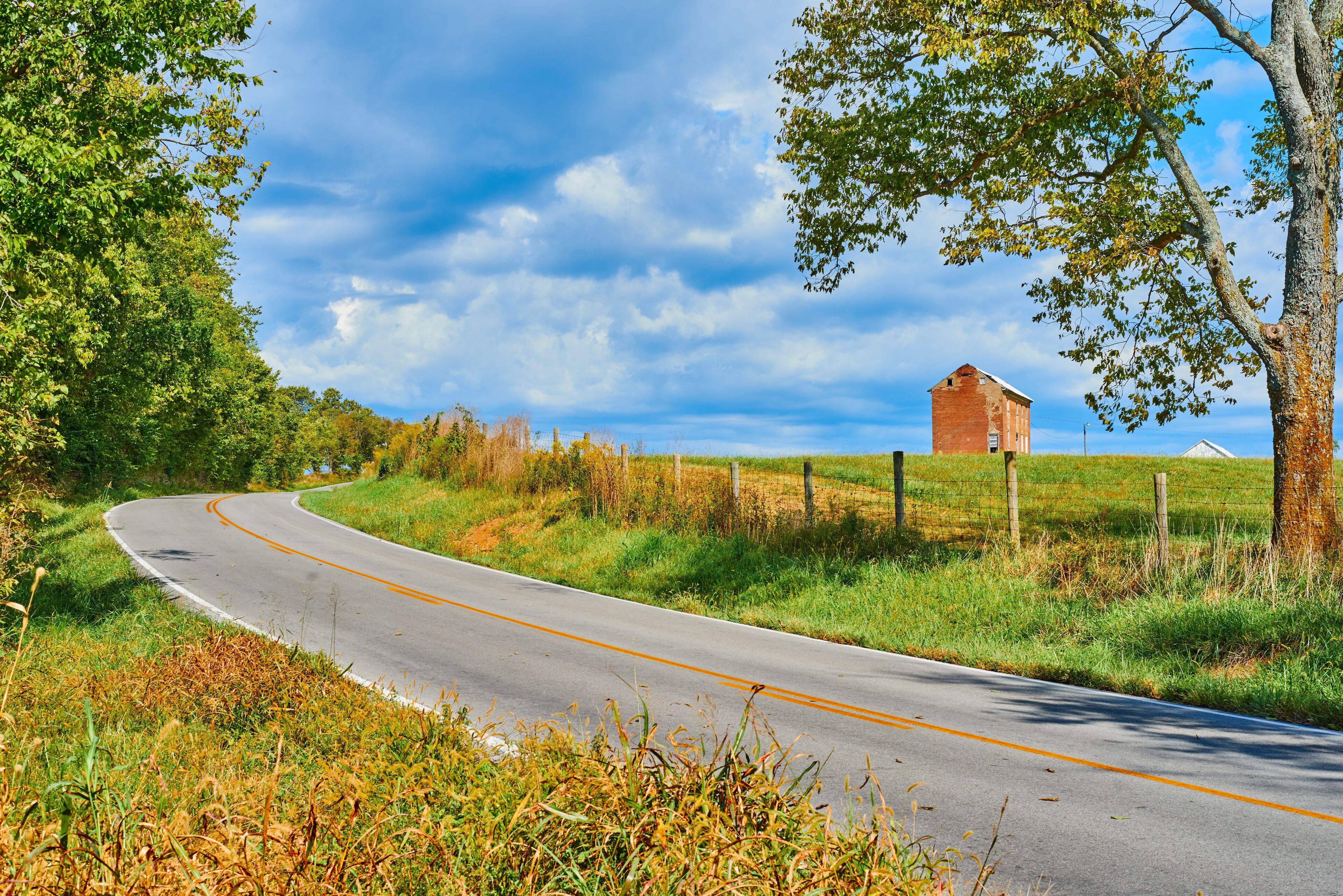 Old Homestead Along Country Road