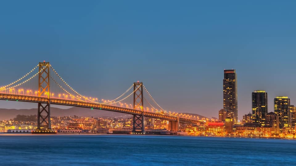 San Francisco Bay Bridge Panorama