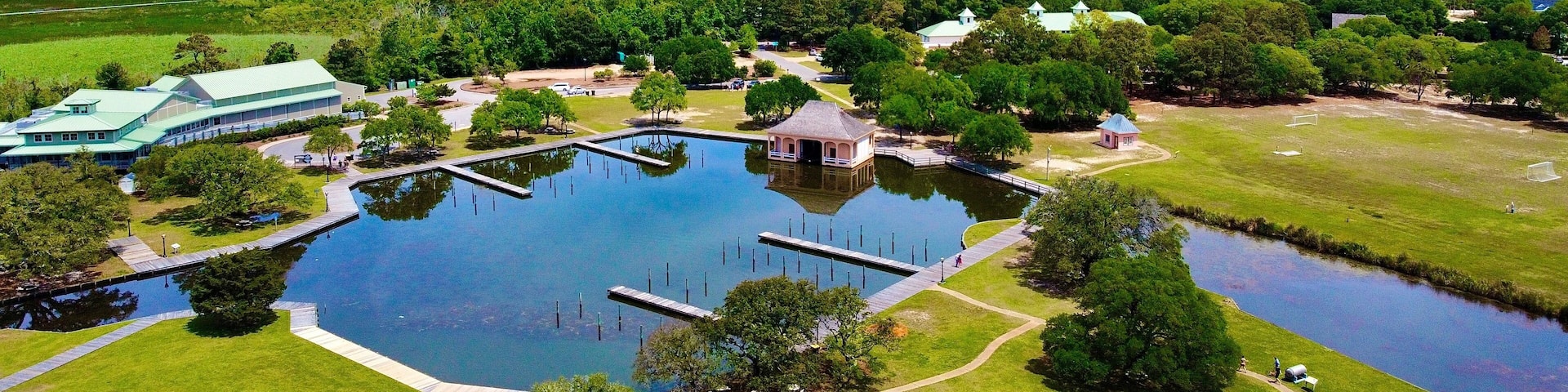 The beautiful lighthouse in Corolla, North Carolina