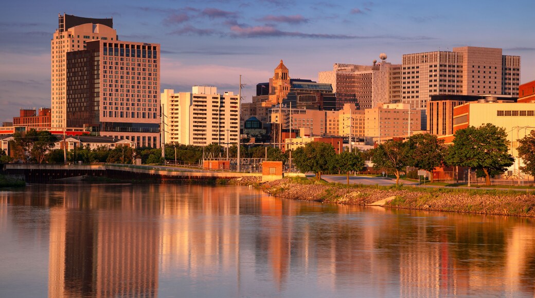 Rochester, Minnesota, USA. Cityscape image of Rochester, Minnesota, USA at summer sunrise.