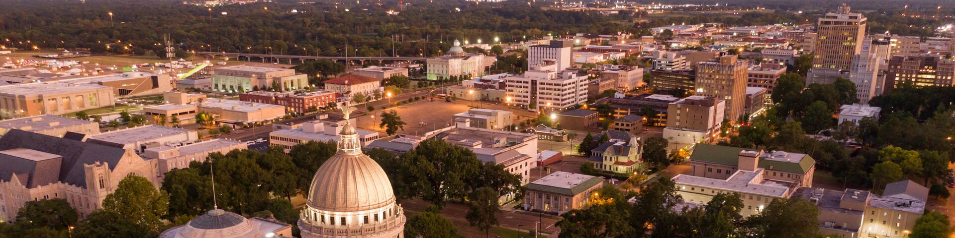 Capitol State House Downtown City Center Jackson Mississippi USA