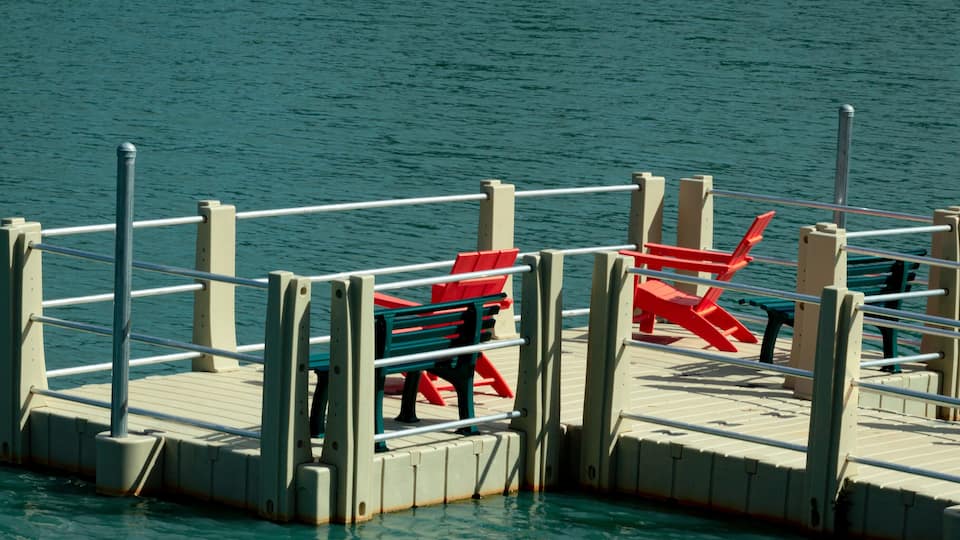 Fishing pier at a neighborhood pond in Conroe, TX
