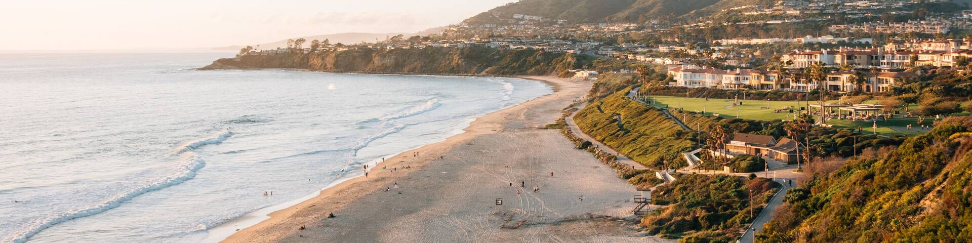 View of Salt Creek Beach, in Dana Point, Orange County, California
