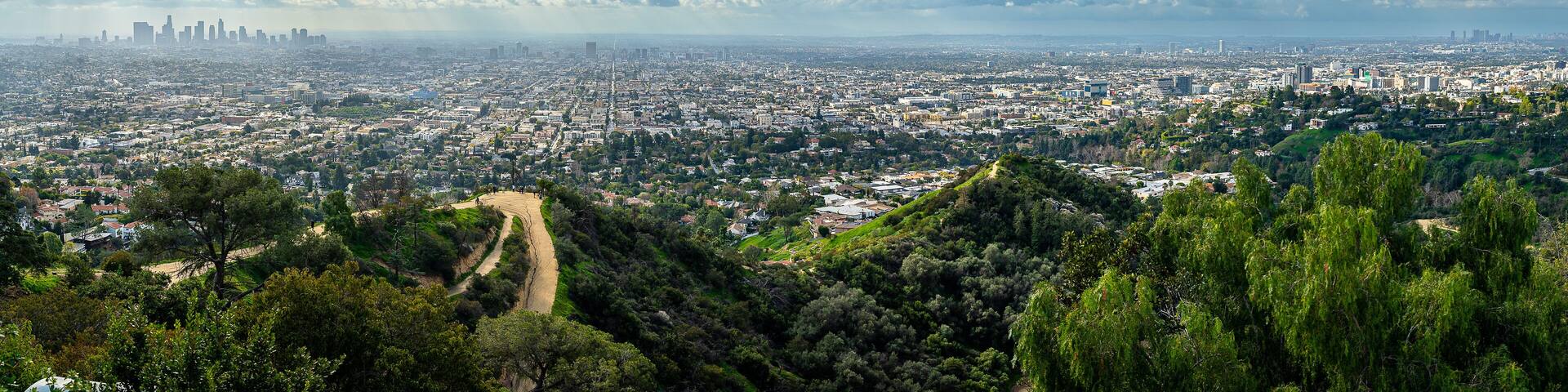 Los Angeles Panorama view over the city