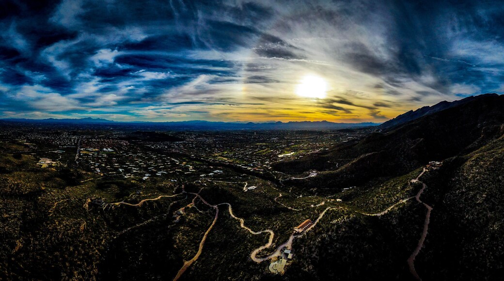 Tucson Arizona Sunset Over Sabino Canyon