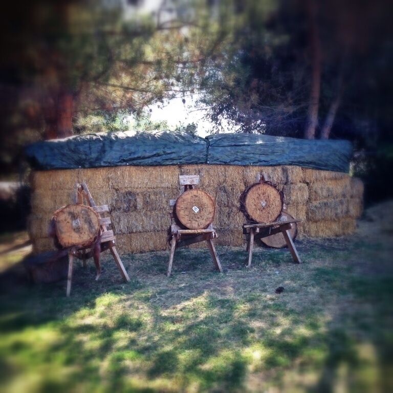 Knife and Tomahawk range at Escondido Fish and Game Association. It ain't easy! But the guys that volunteer here are always willing to give tips to anyone with interest and that practices good safety skills.