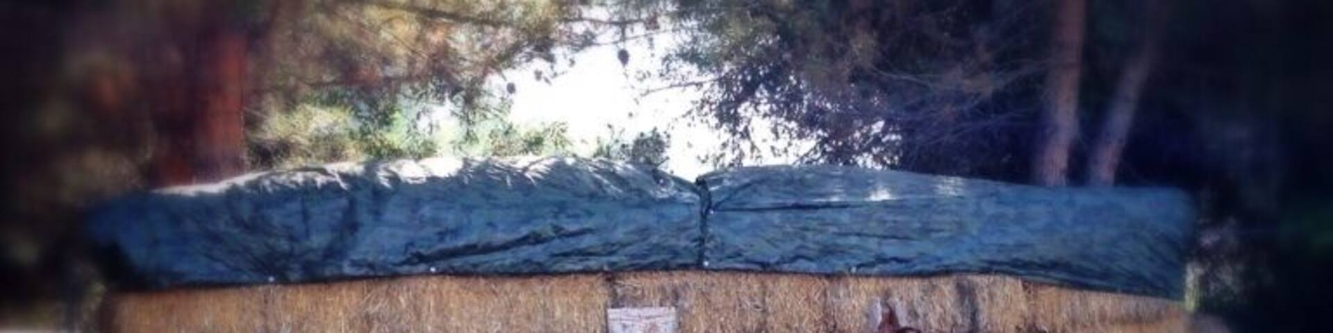 Knife and Tomahawk range at Escondido Fish and Game Association. It ain't easy! But the guys that volunteer here are always willing to give tips to anyone with interest and that practices good safety skills.