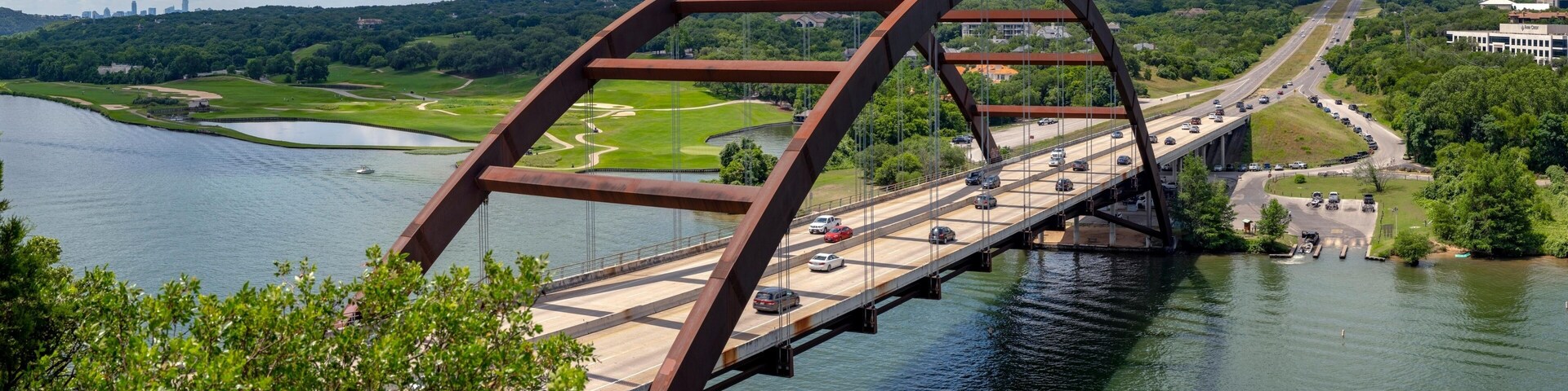 Iconic Austin: Pennybacker 360 Bridge in Austin, Texas, USA, Captured in Stunning 4K Resolution