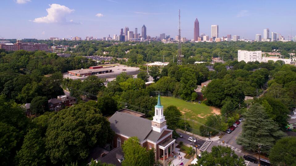 Virginia Highlands Festival, Atlanta, GA - Aerial Views