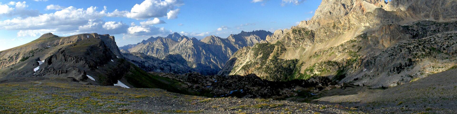 Grand Teton National Park, Wyoming - Grand Teton from Hurricane Pass