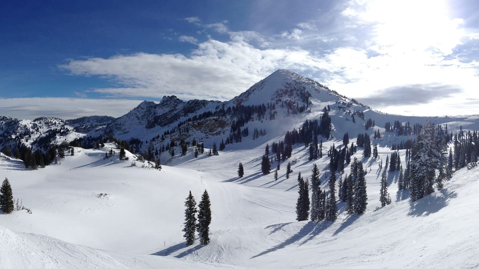 Ski Vail Winter Snow and Sun Colorado and Utah Bluebird Day USA US America United States