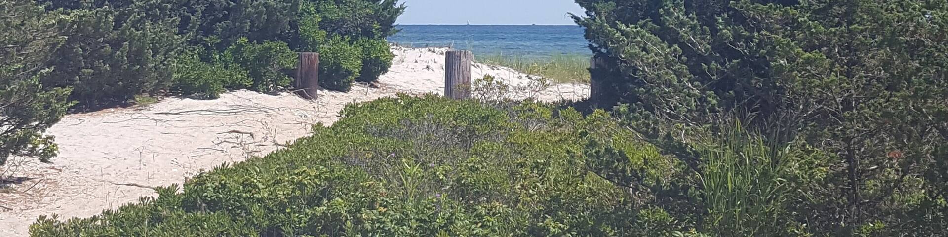 Beach hikes can be the best! Soft, flat, and always great views. #takeahike