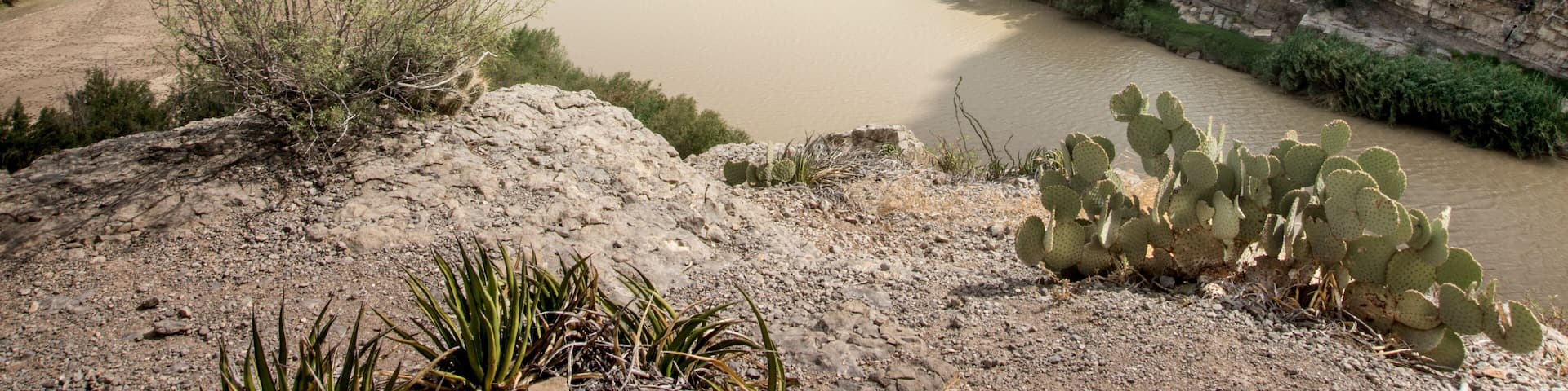 Rio Grande River on the border between Texas and Mexico in Big Bend National Park