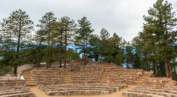 Sunrise Circle Amphitheater on the top of Flagstaff Mountain in Boulder mountain park, Colorado