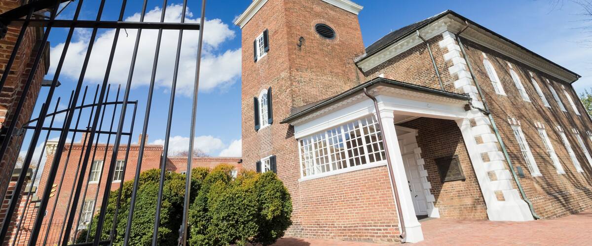 Historic Georgian edifice of Christ Church, North Washington Street, Old Town Alexandria, Virginia